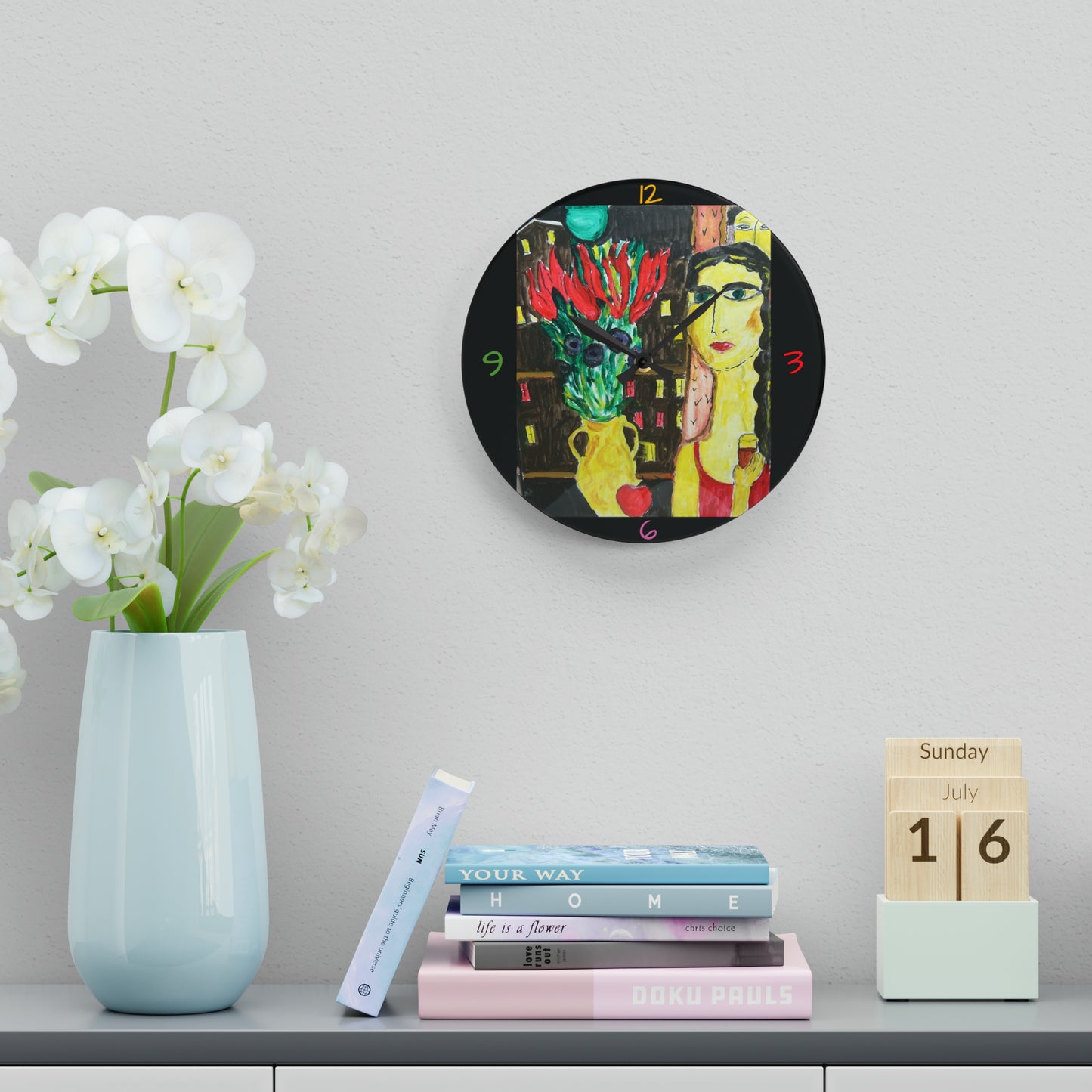 Mystery Woman Wall Clock