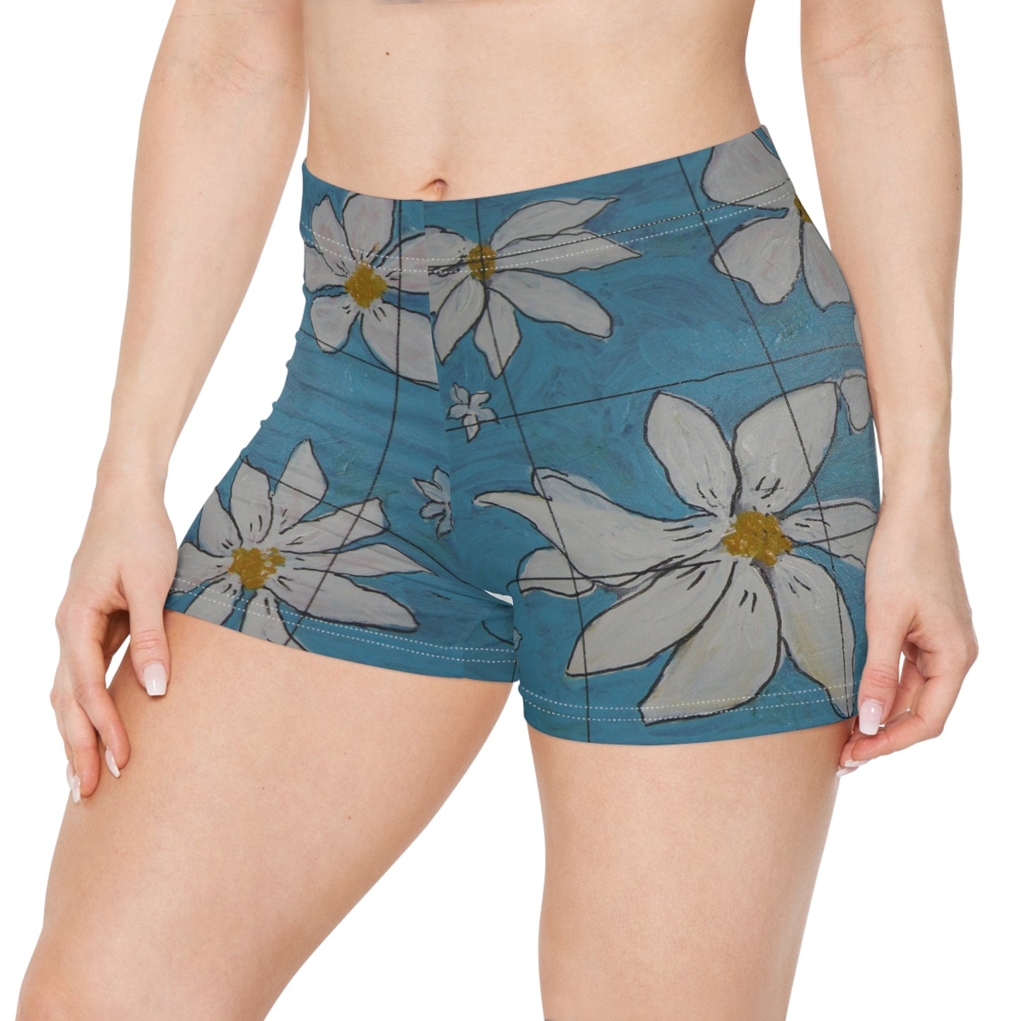 Floral Print Women's Cute Shorts