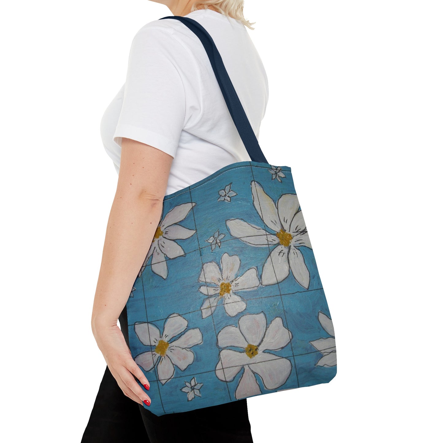 NEW - Happy Flowers Tote Bag