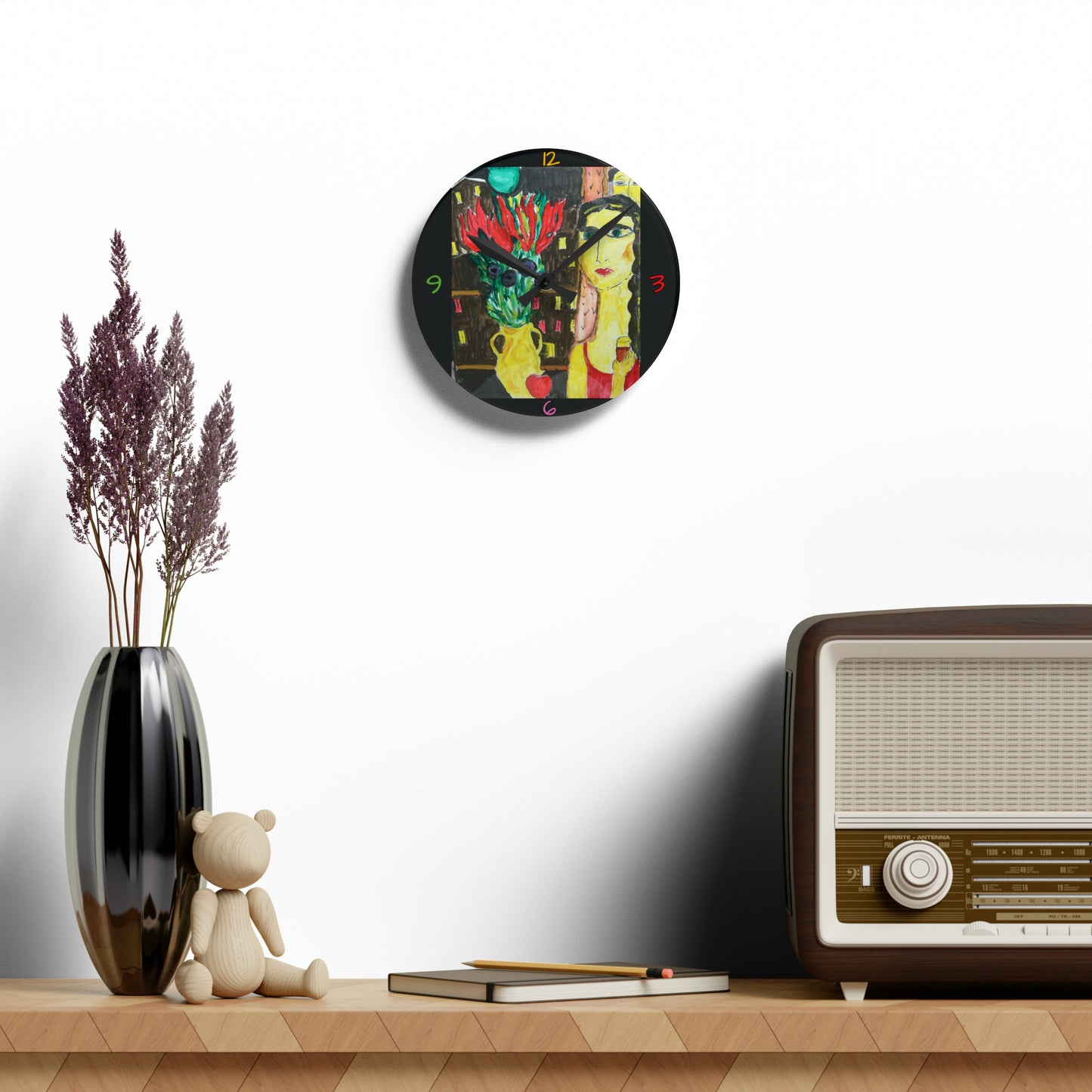 Mystery Woman Wall Clock
