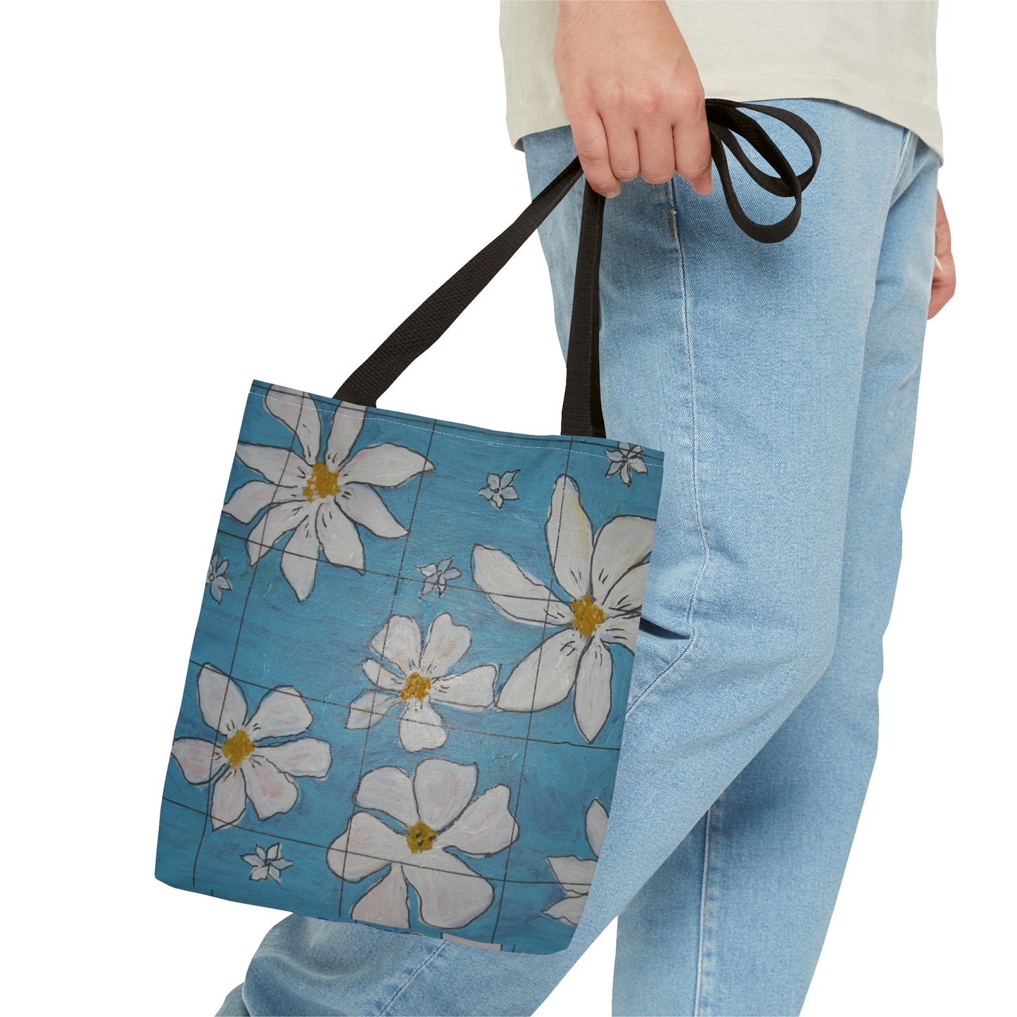 NEW - Happy Flowers Tote Bag