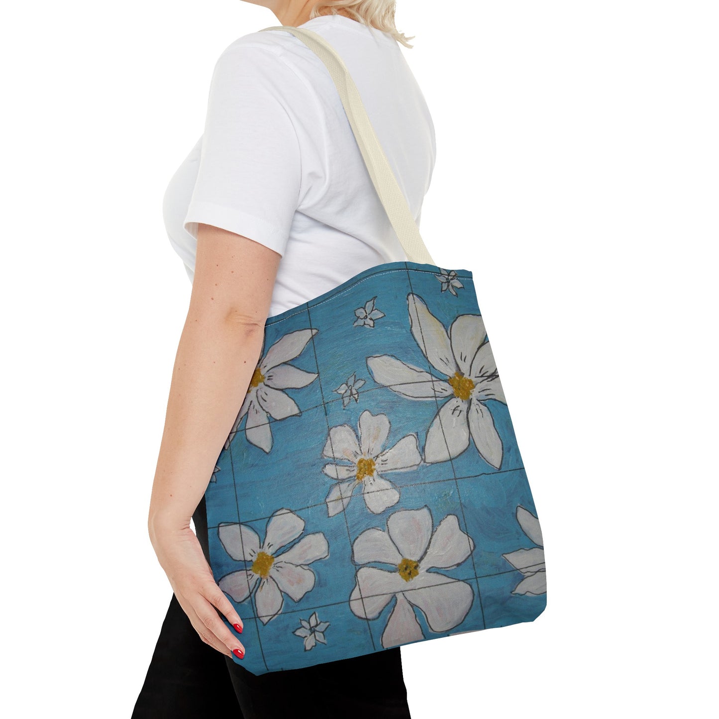 NEW - Happy Flowers Tote Bag