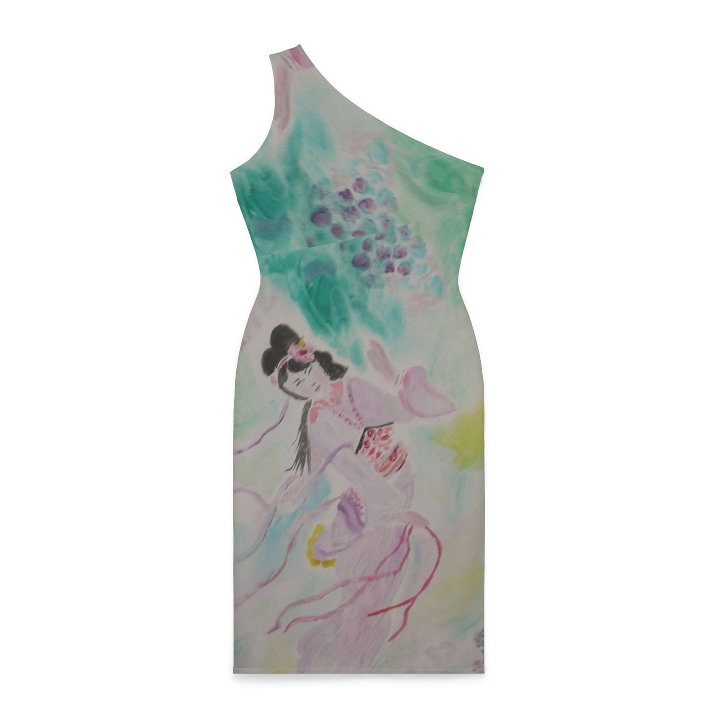 Elegant Geisha Shoulder Dress