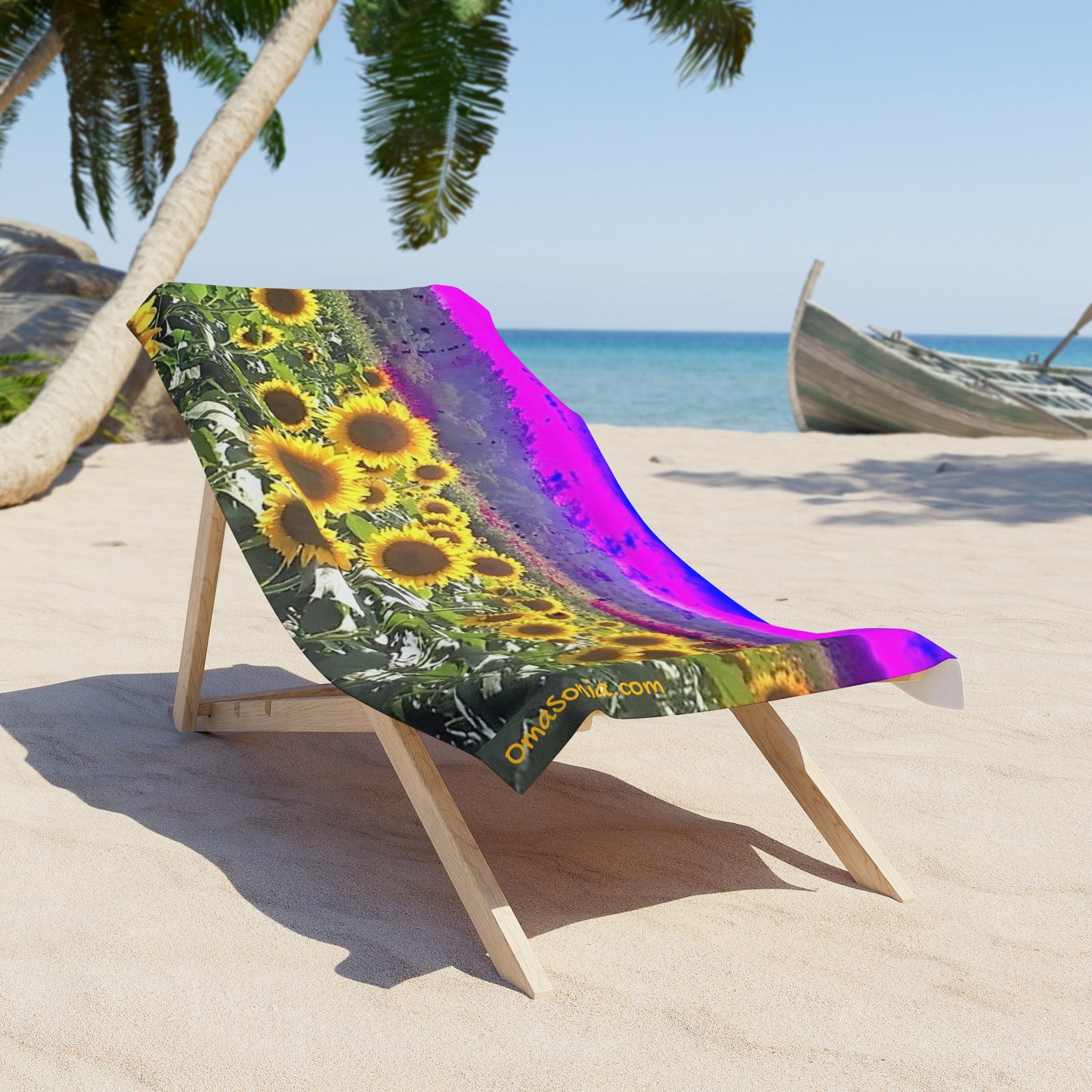Sunflower Beach Towel