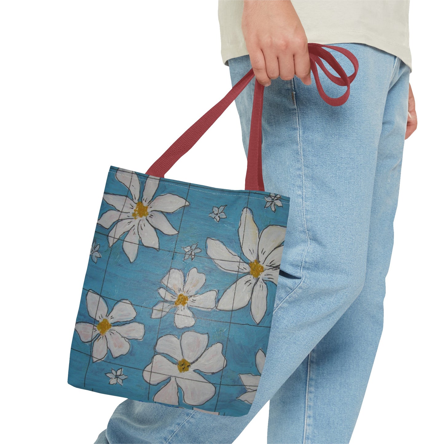 NEW - Happy Flowers Tote Bag