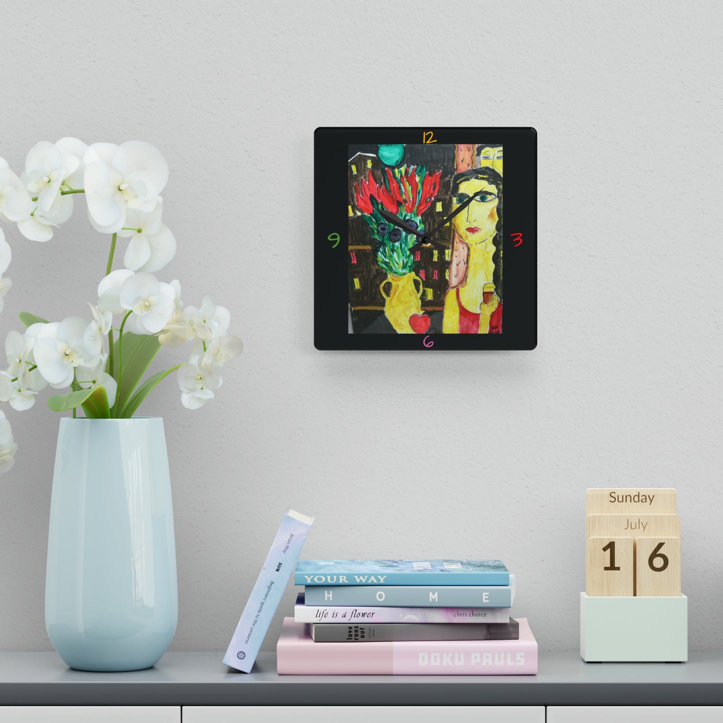Mystery Woman Wall Clock