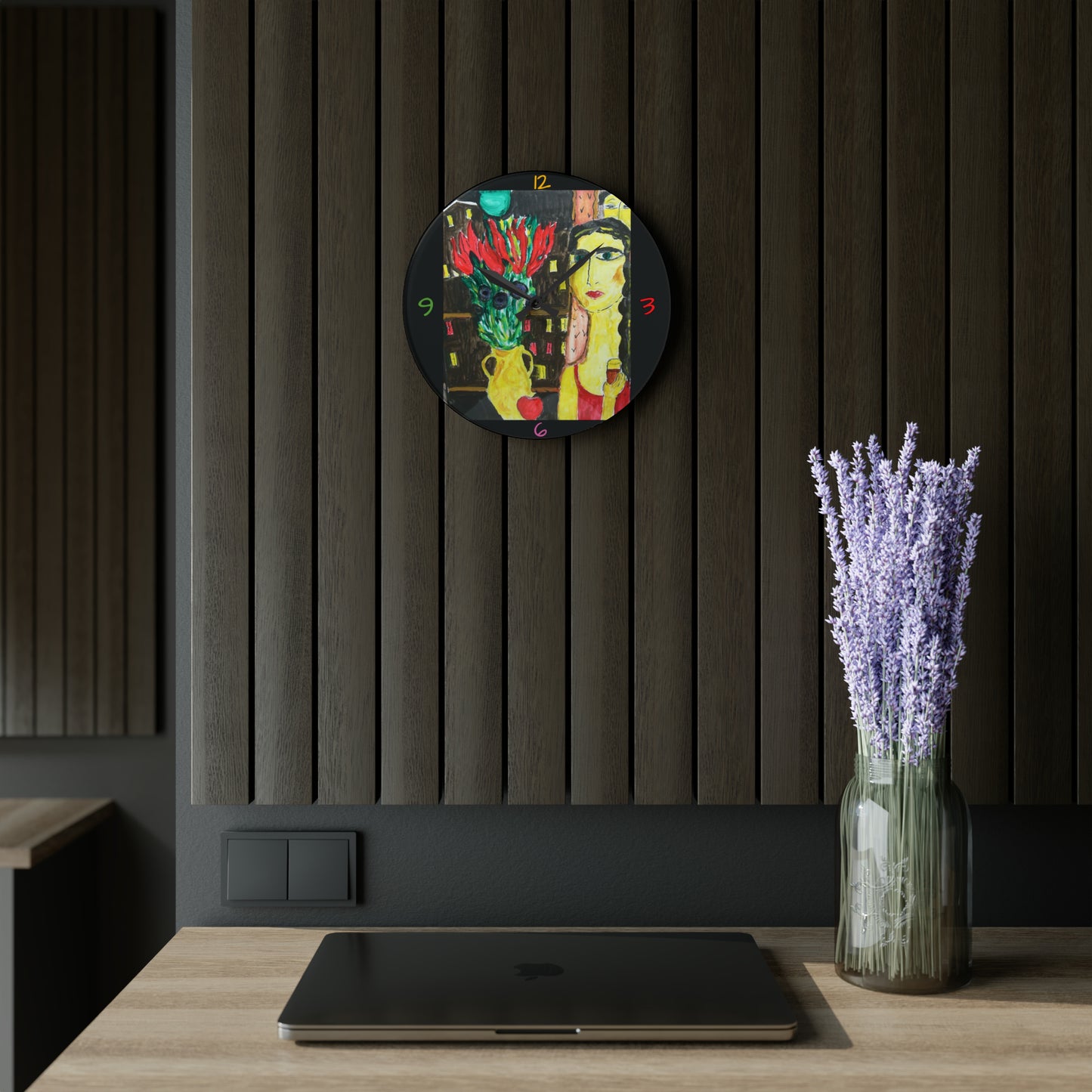 Mystery Woman Wall Clock