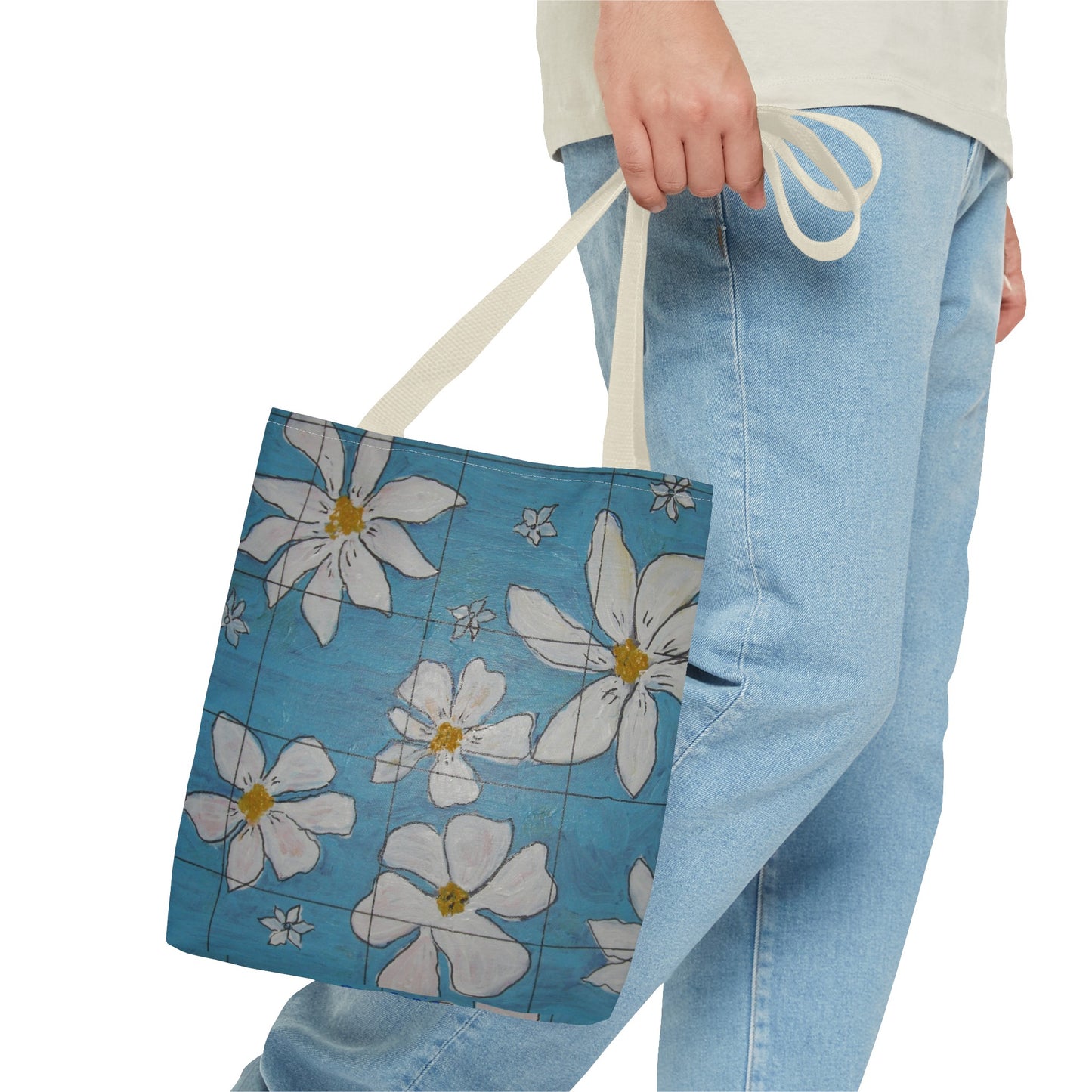 NEW - Happy Flowers Tote Bag
