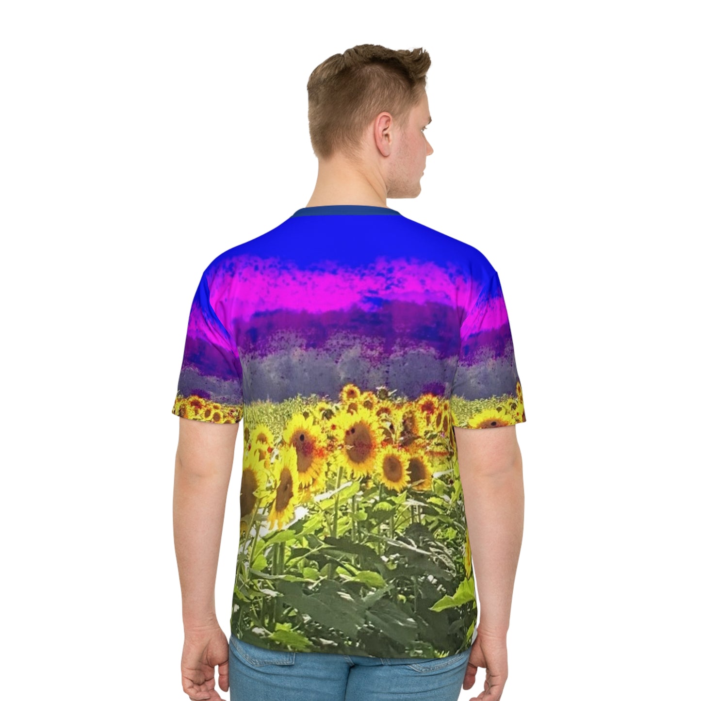 Slava Ukraine ~ Men's Sunflower T-shirt