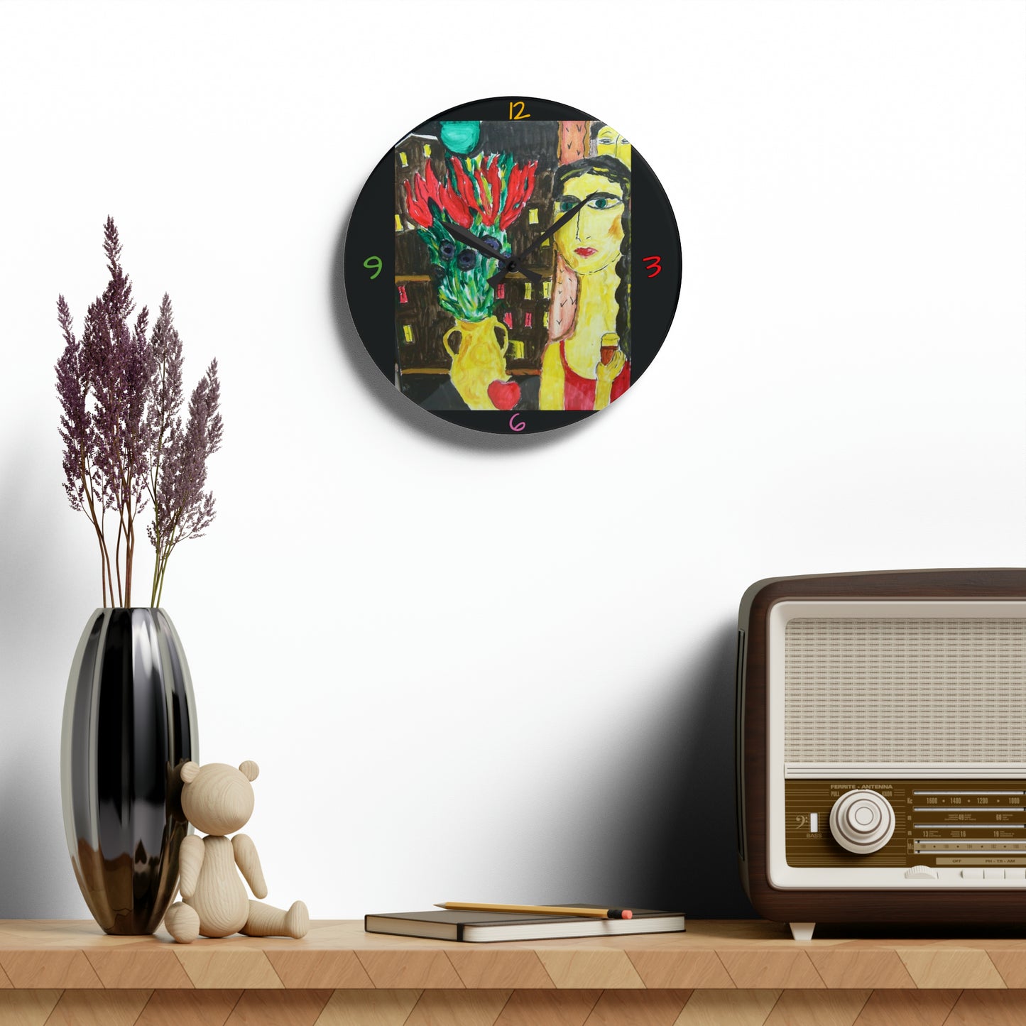 Mystery Woman Wall Clock
