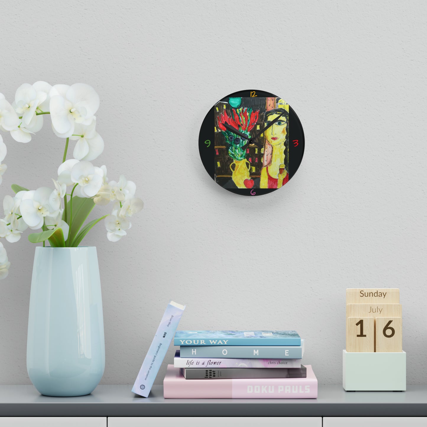 Mystery Woman Wall Clock