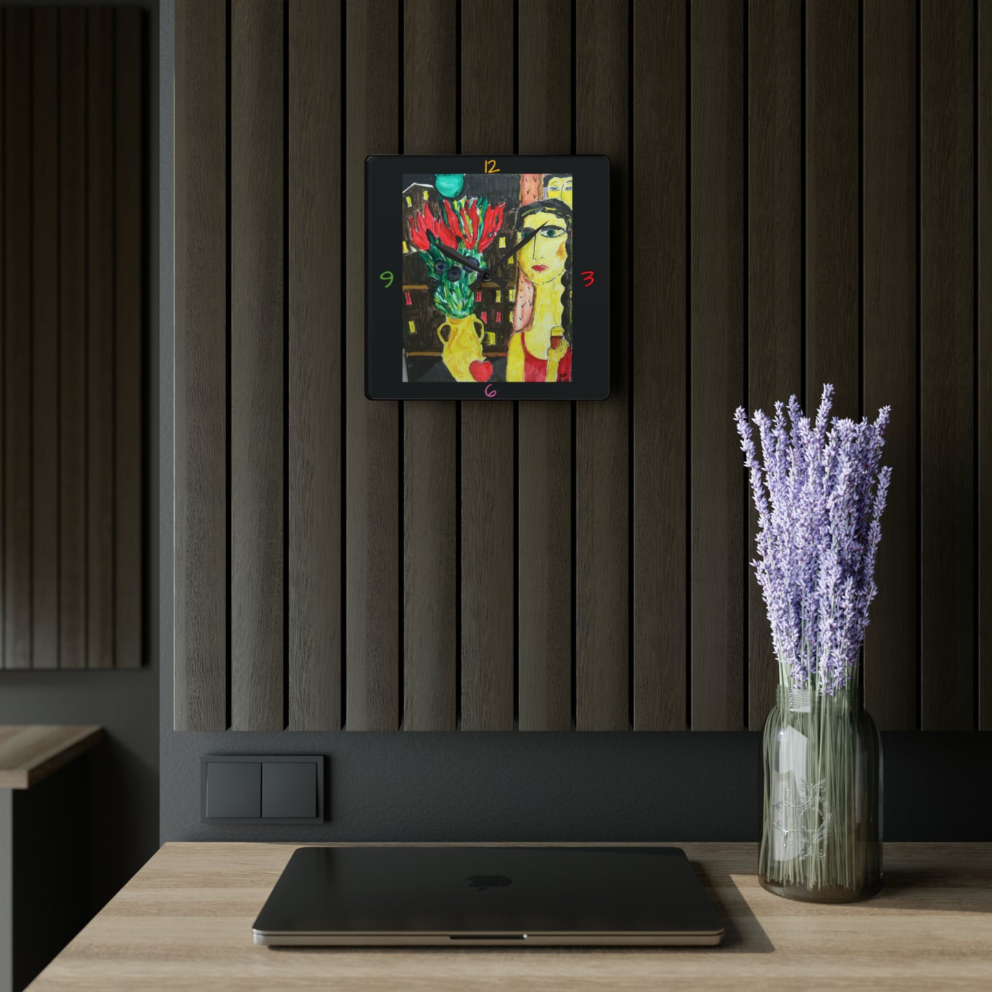 Mystery Woman Wall Clock