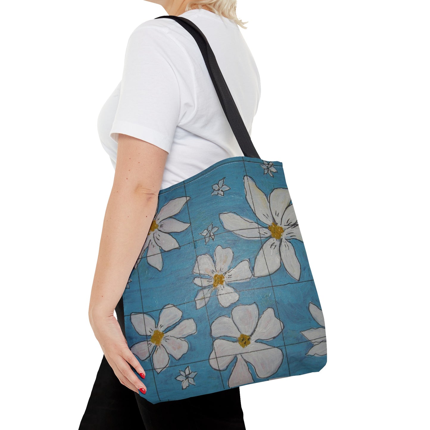 NEW - Happy Flowers Tote Bag