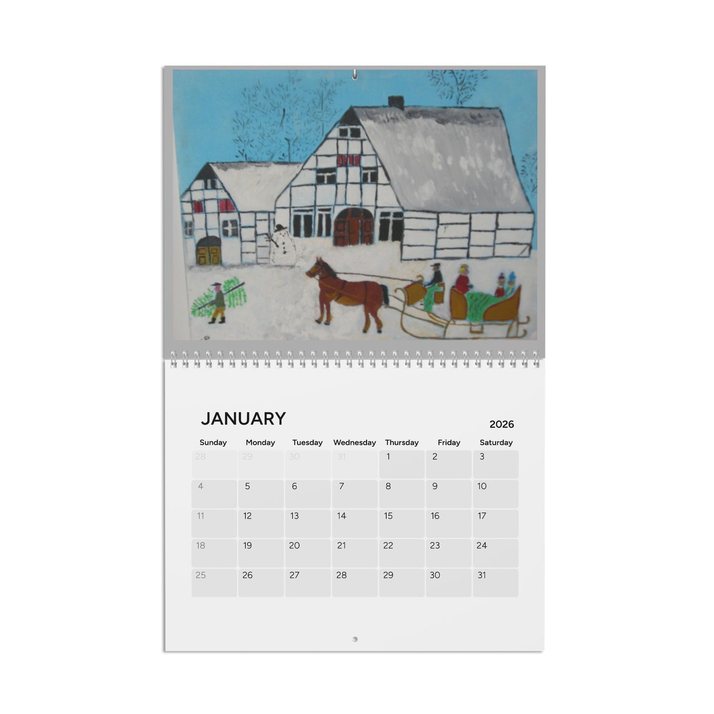 Oma Sonia Art Calendar (2026)