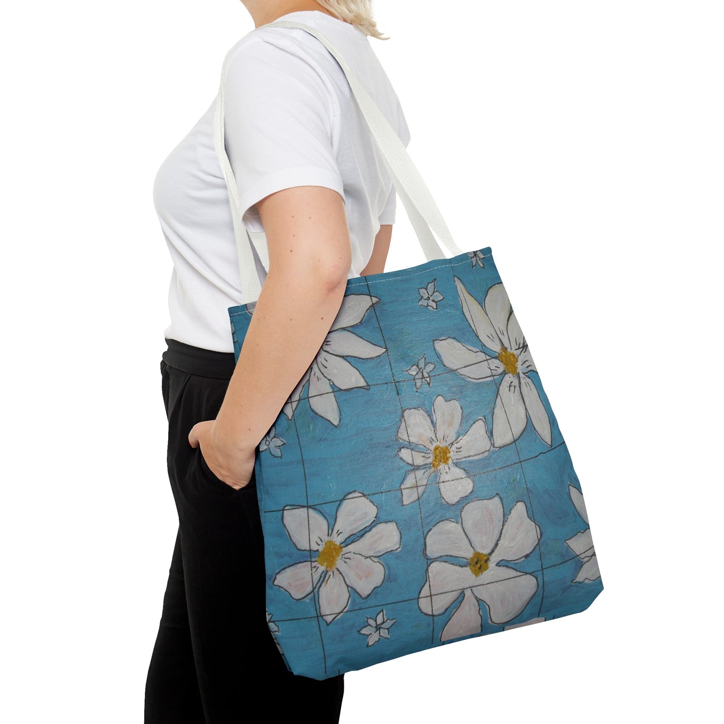 NEW - Happy Flowers Tote Bag