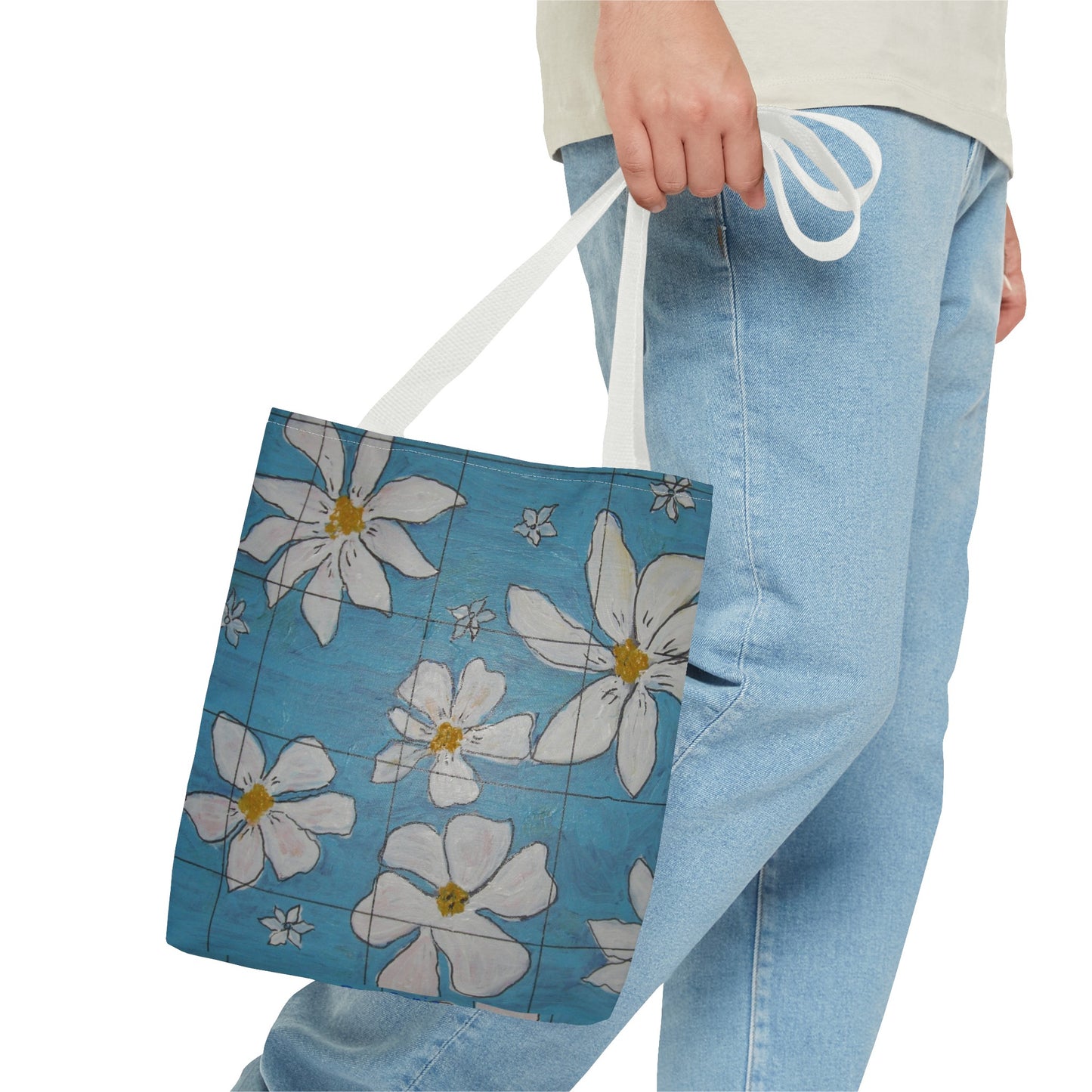NEW - Happy Flowers Tote Bag