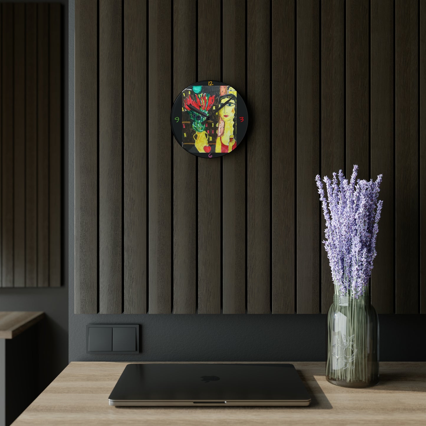 Mystery Woman Wall Clock