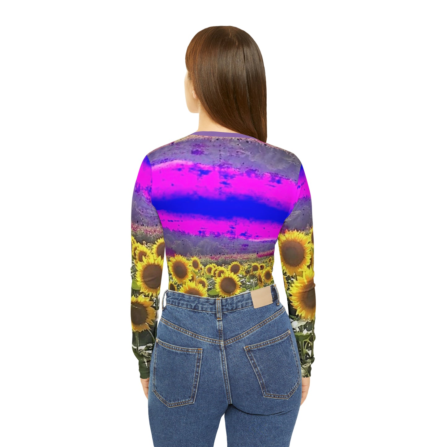 Sunflowers sky Women's V-neck Shirt