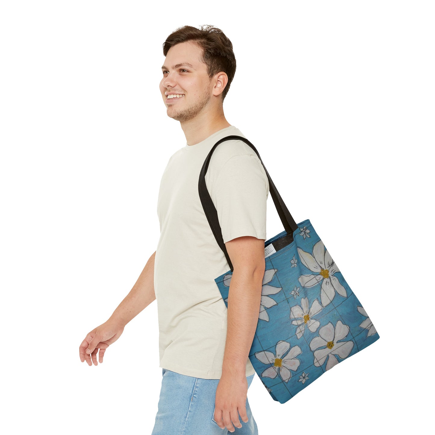 NEW - Happy Flowers Tote Bag