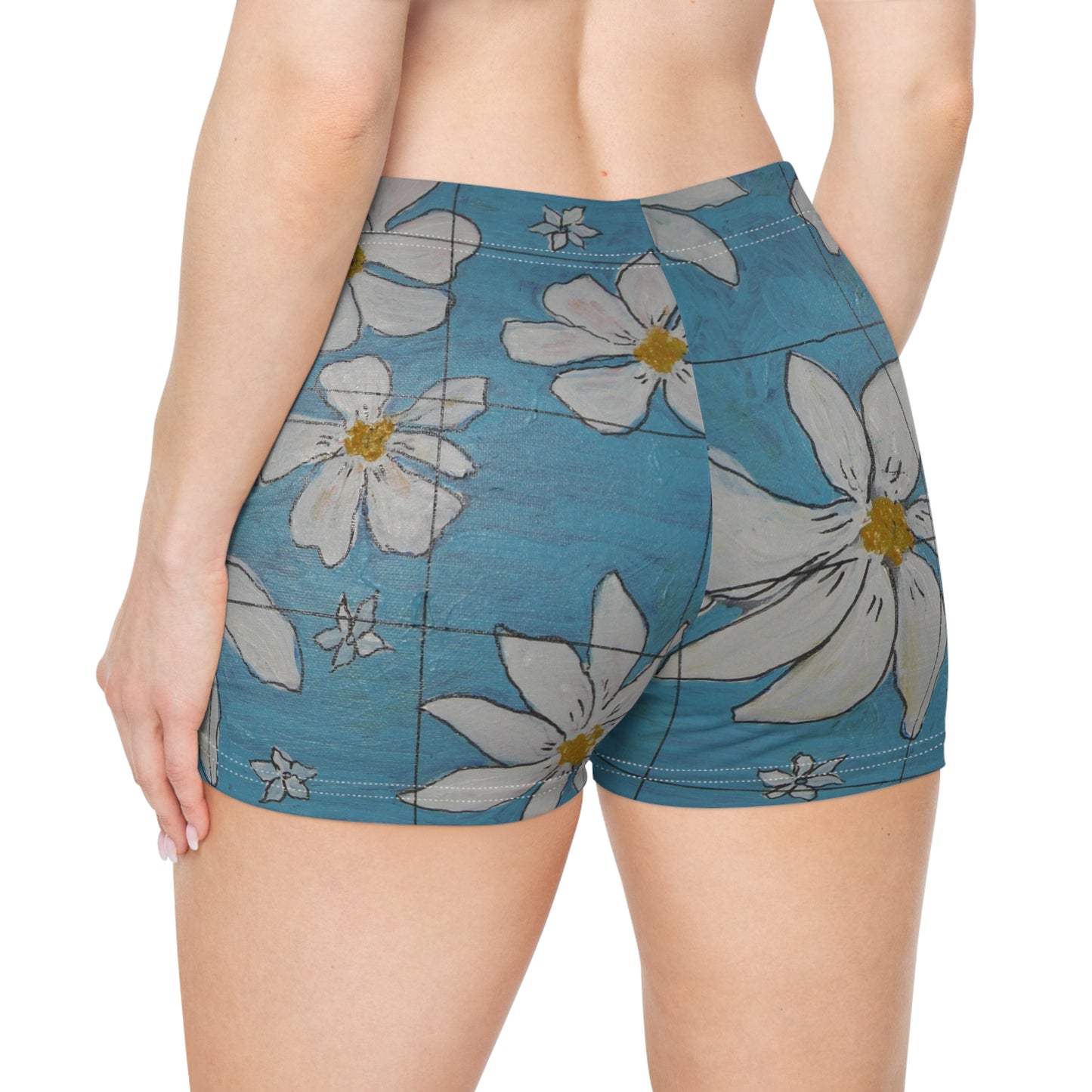 Floral Print Women's Cute Shorts