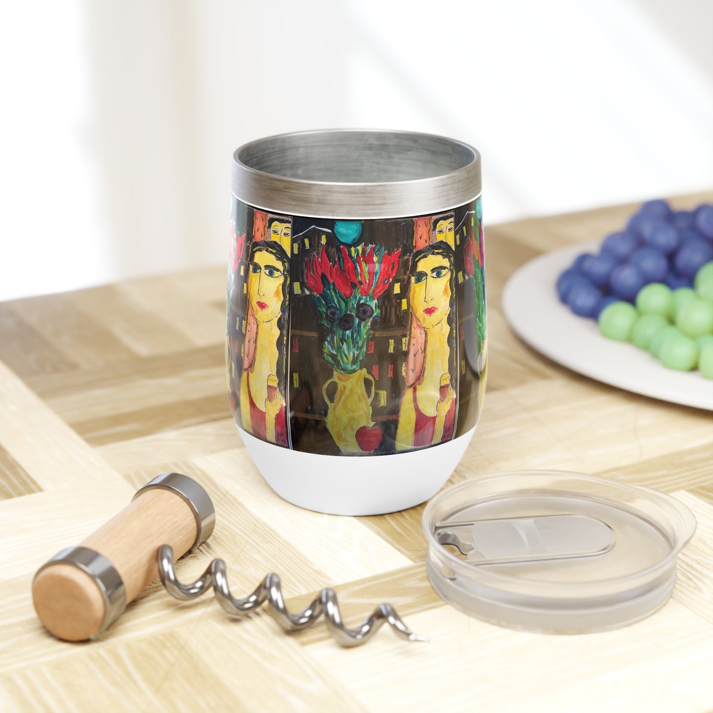 Mystery Woman Chill Wine Tumbler