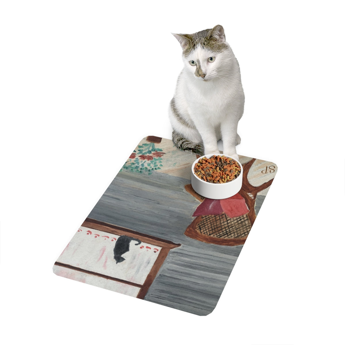 Oma's Kitty Cat Pet Mat (12x18)