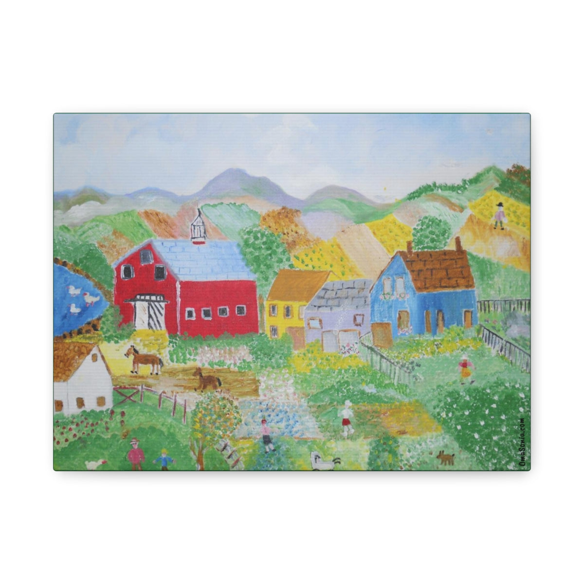 "Country Landscape #1" Canvas Print