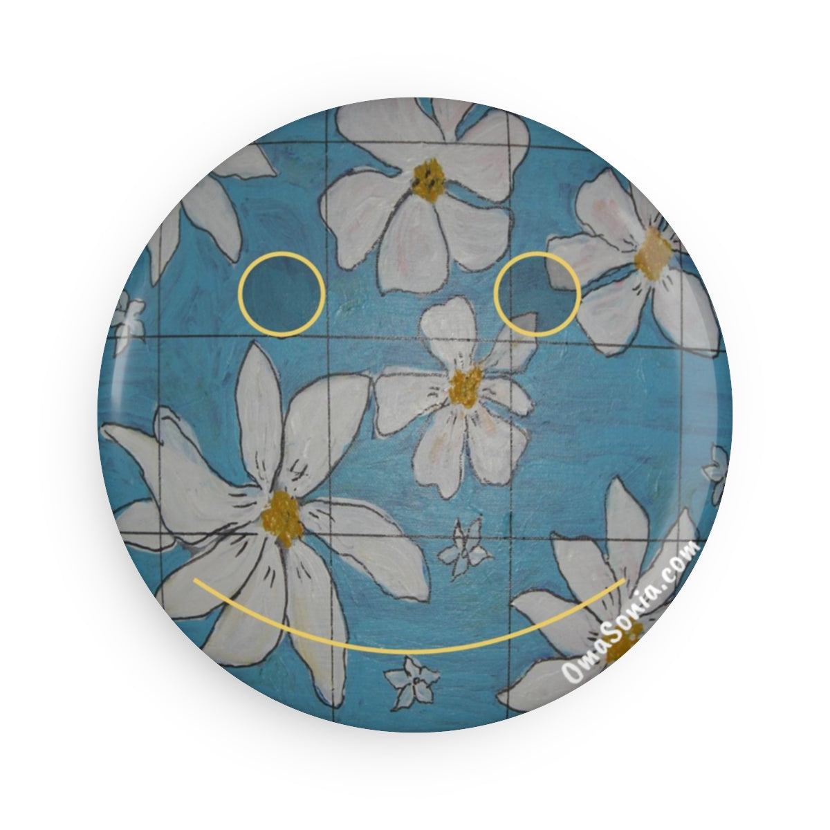 Oma Sonia Happy Flowers Magnet