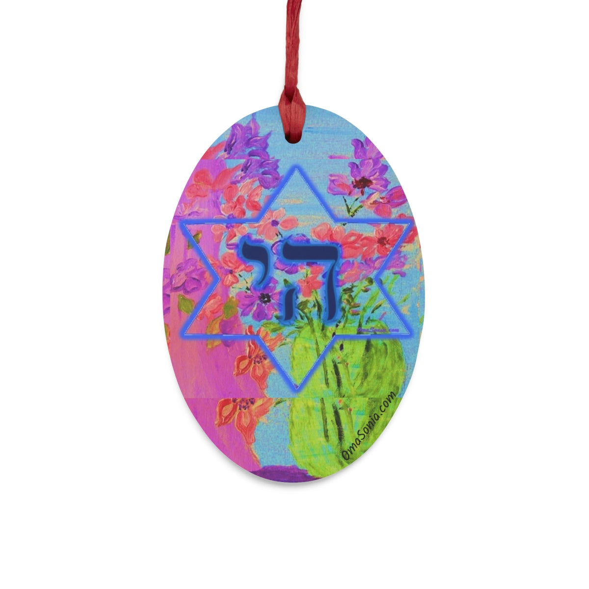 Oma Sonia "To Life" Wooden Ornament