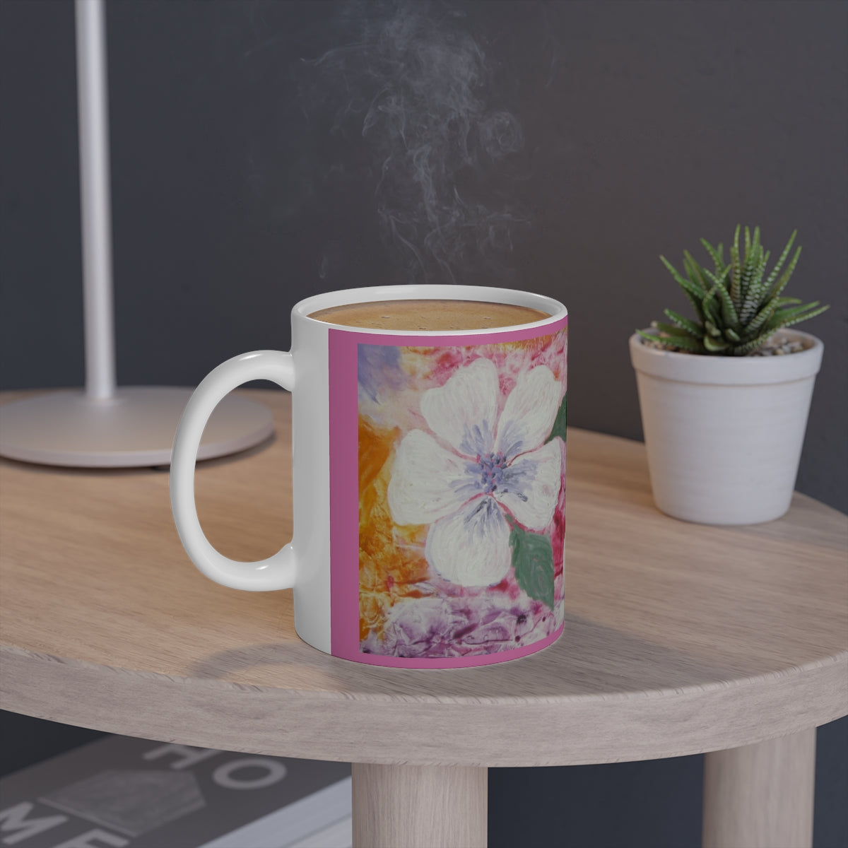 Oma Sonia's Brilliant Hibiscus Mug