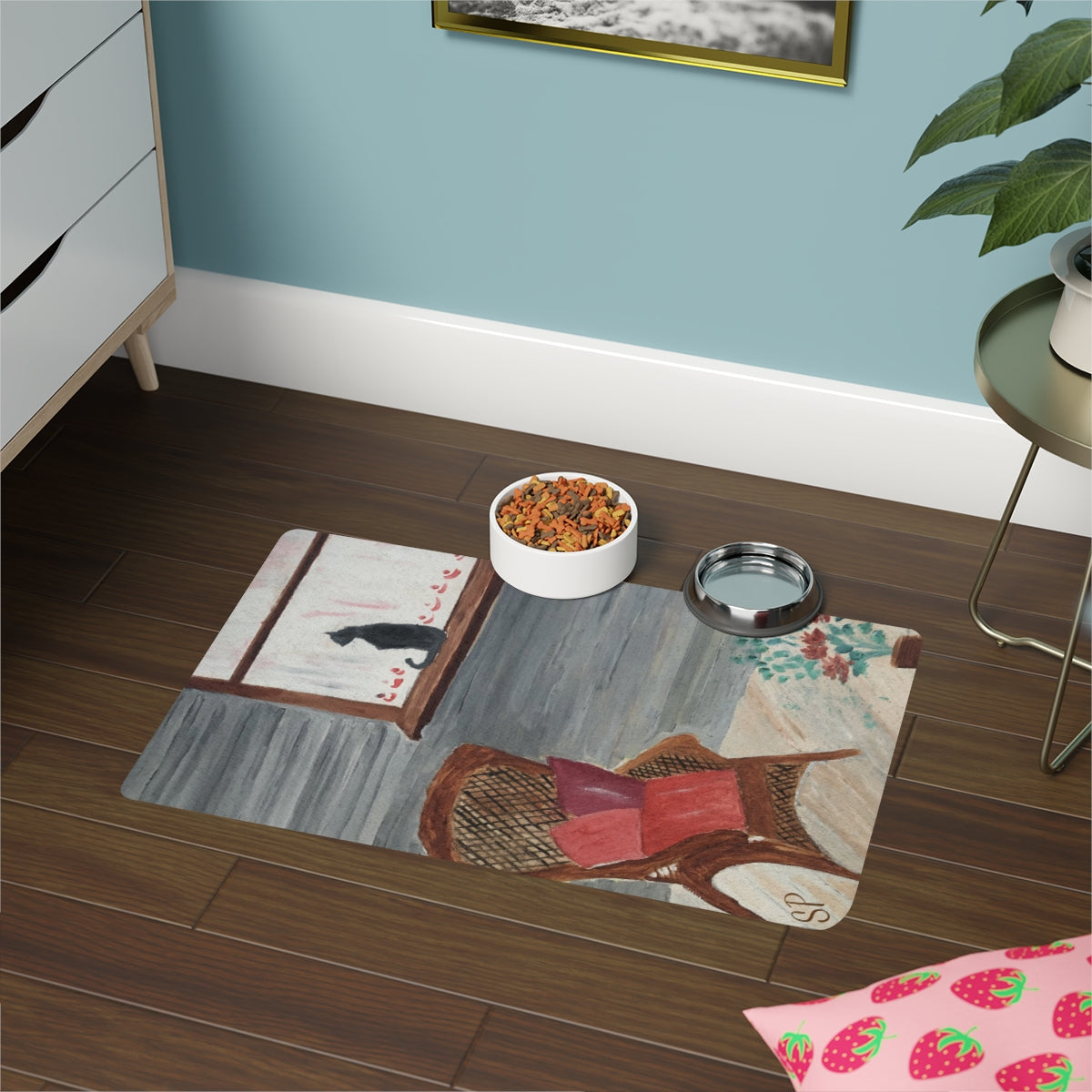 Oma's Kitty Cat Pet Mat (12x18)