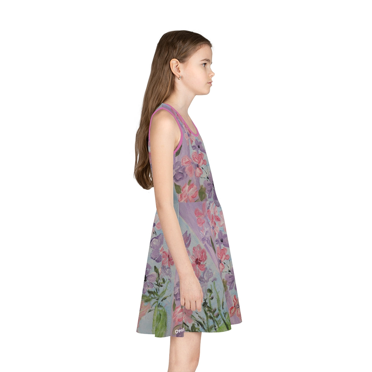 Girls' Sleeveless Floral Sundress