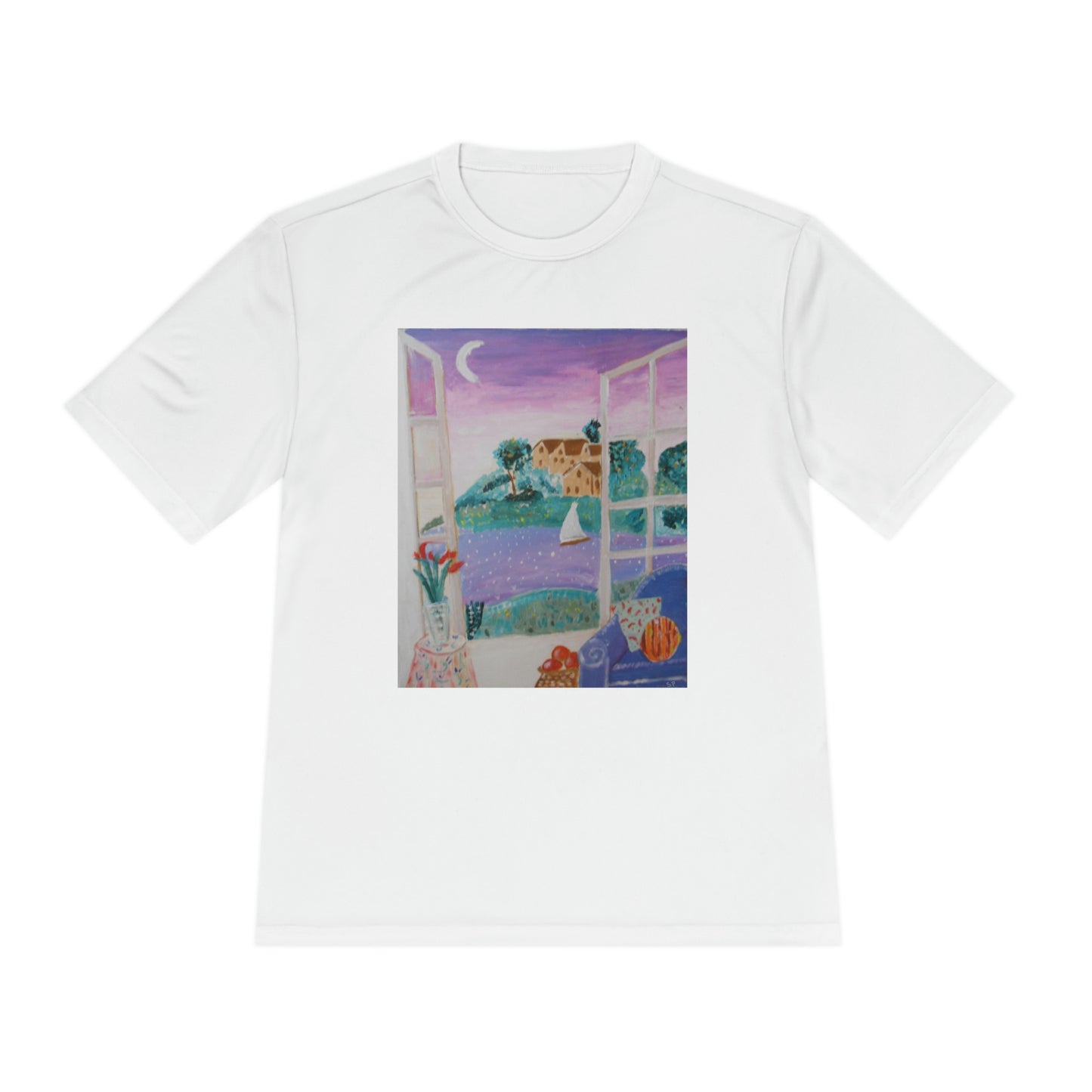 "Moonlight Sail" Moisture Wicking Tee