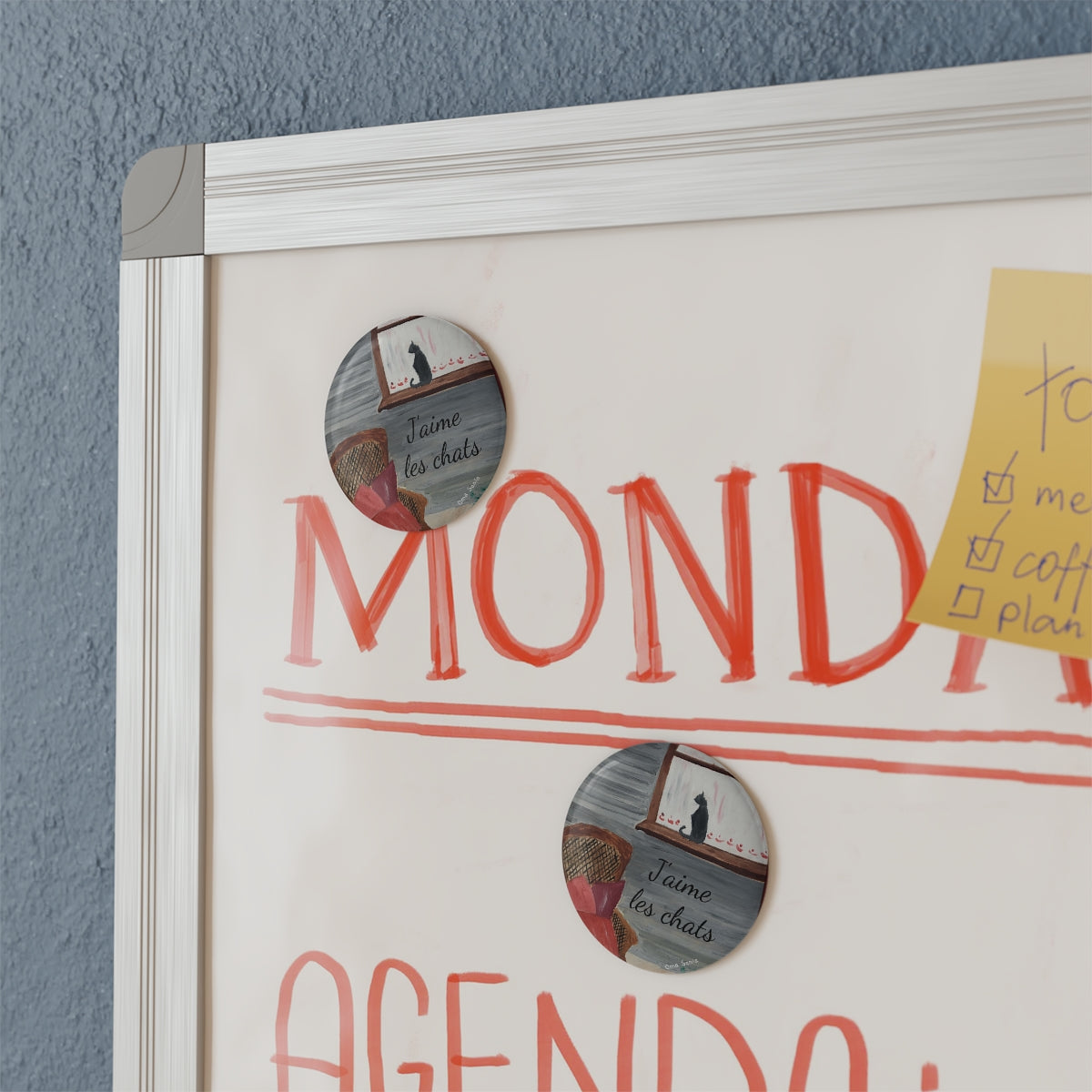 Oma Sonia "I Love Cats" Magnet