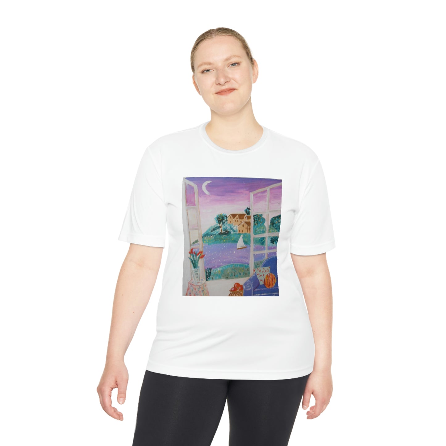 "Moonlight Sail" Moisture Wicking Tee