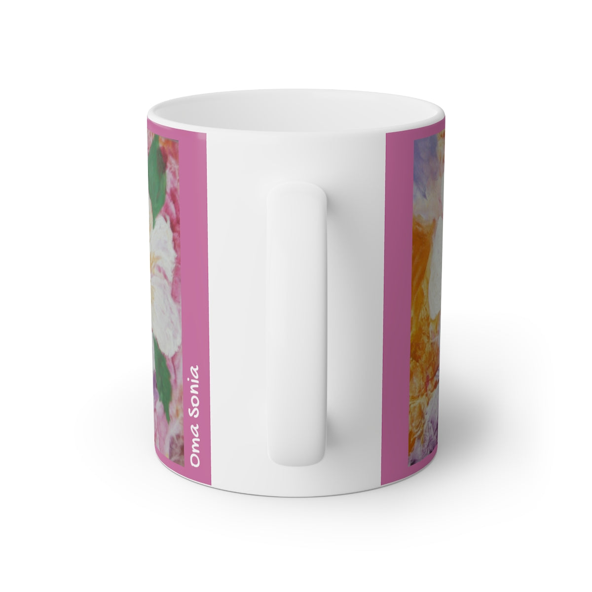 Oma Sonia's Brilliant Hibiscus Mug