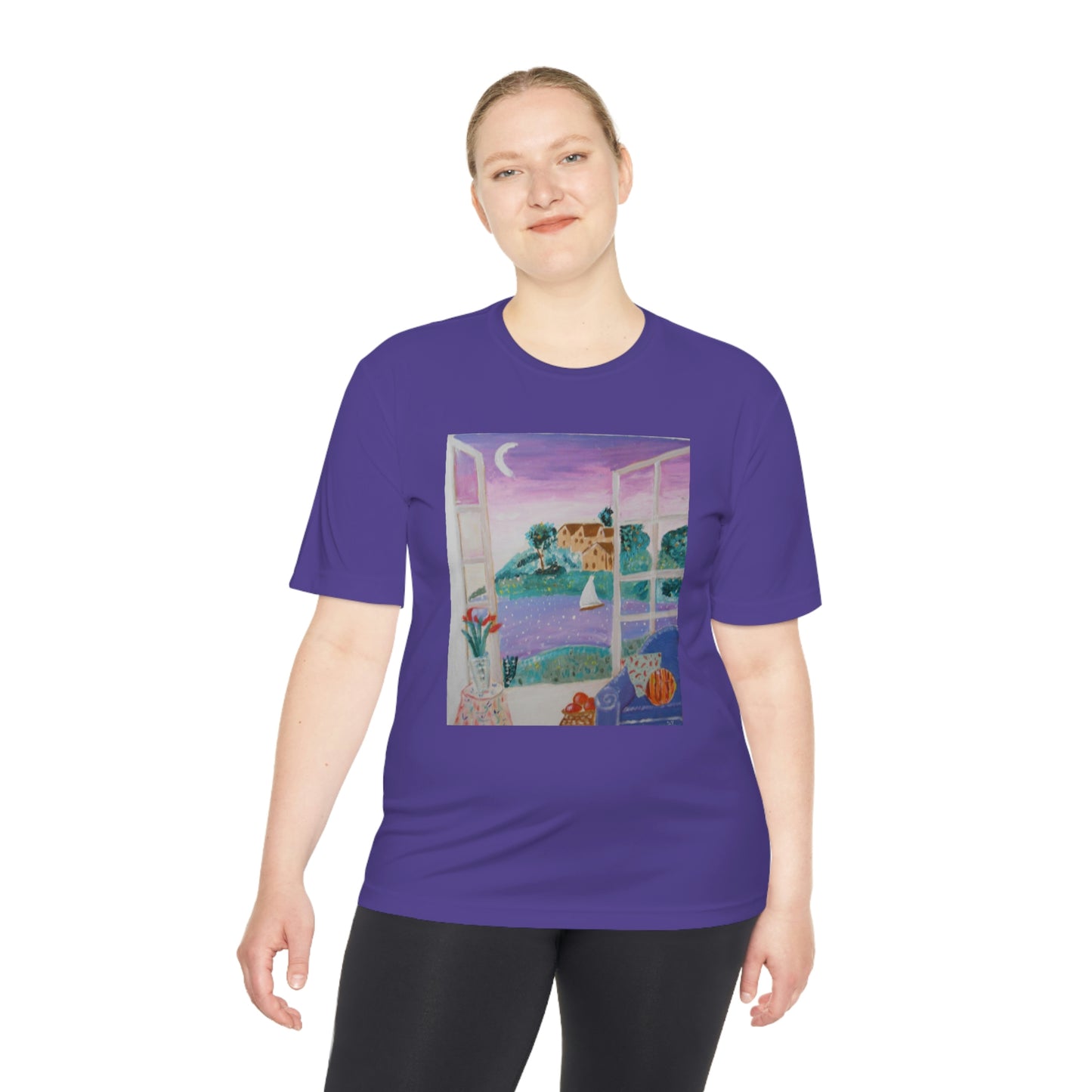 "Moonlight Sail" Moisture Wicking Tee