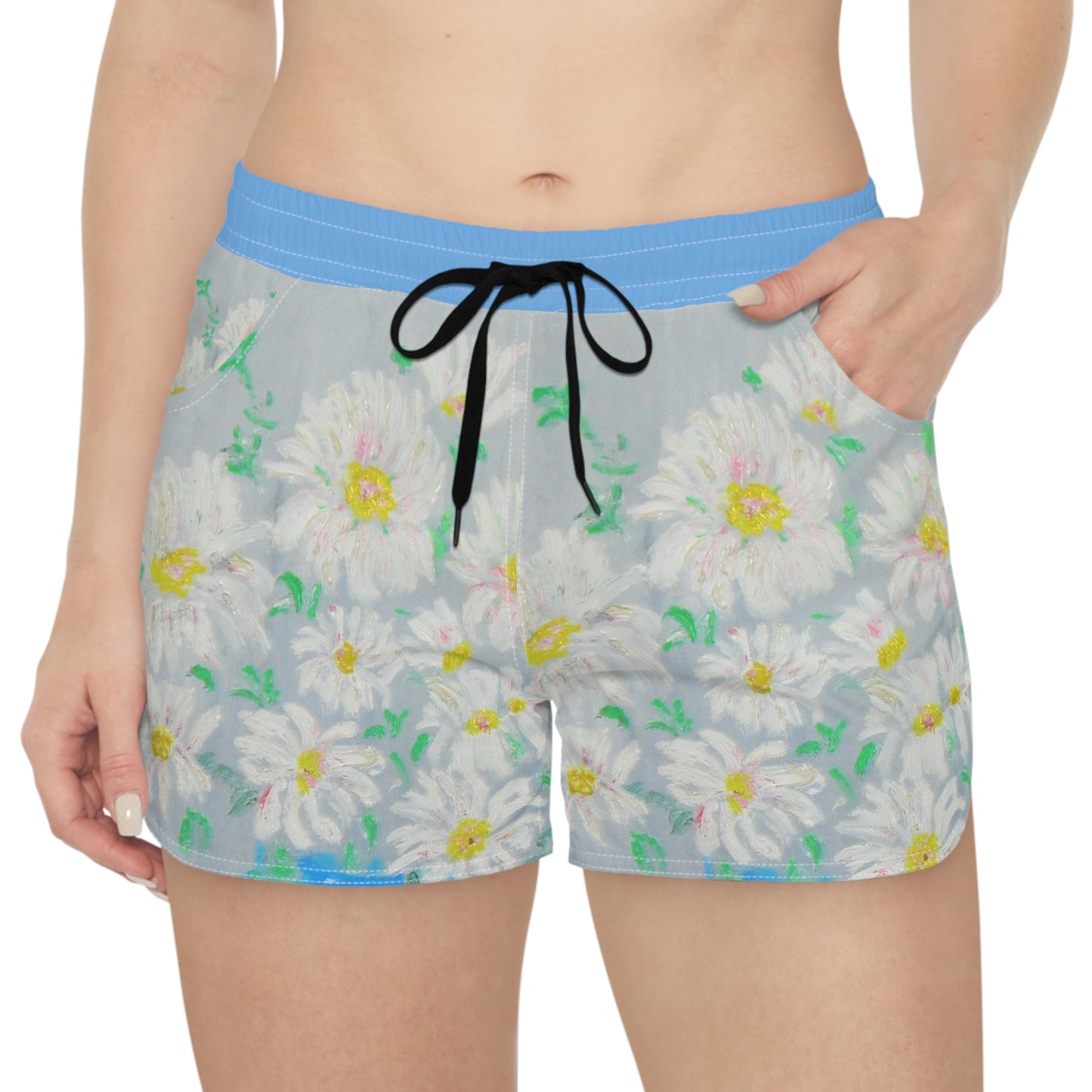 "Bright Daisies" Women's Casual Shorts