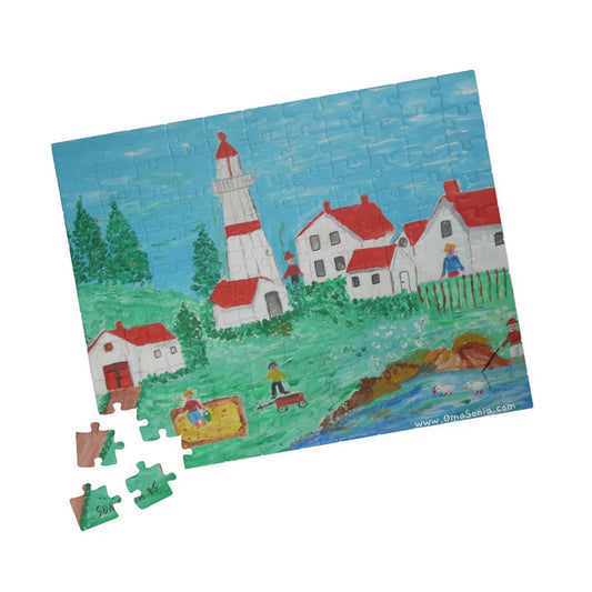 Lighthouse Puzzle in Various Sizes/Difficulty