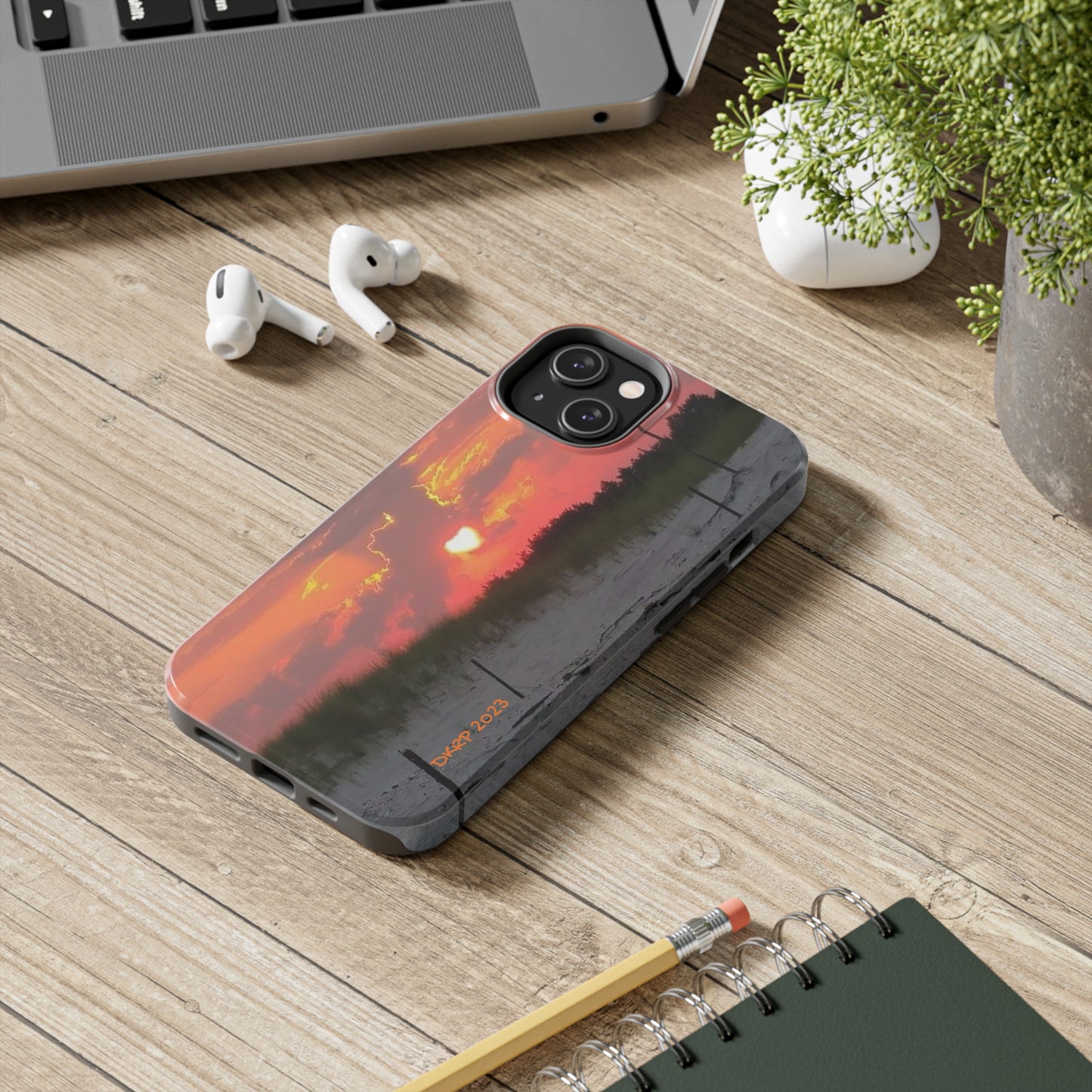 Donna Sky Sunrise at the Beach Phone Case