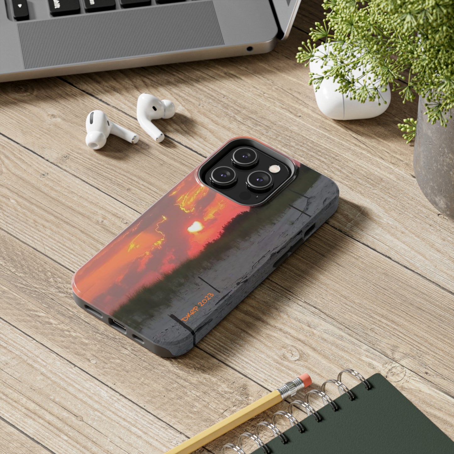 Donna Sky Sunrise at the Beach Phone Case