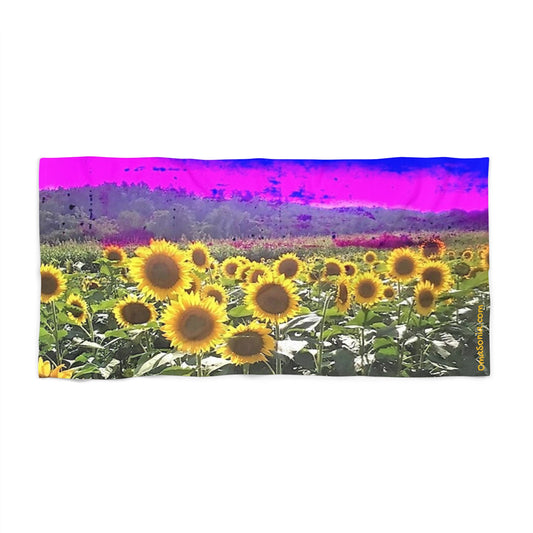 Sunflower Beach Towel