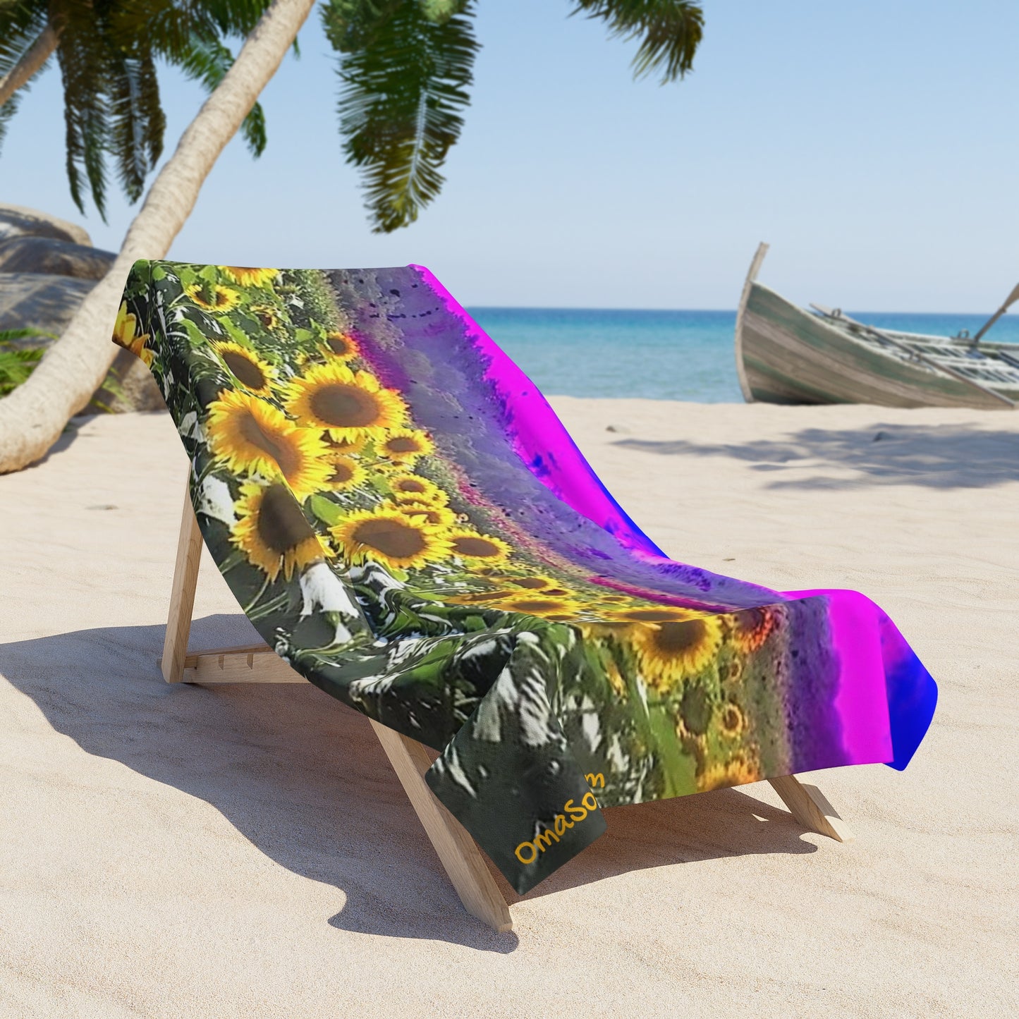 Sunflower Beach Towel