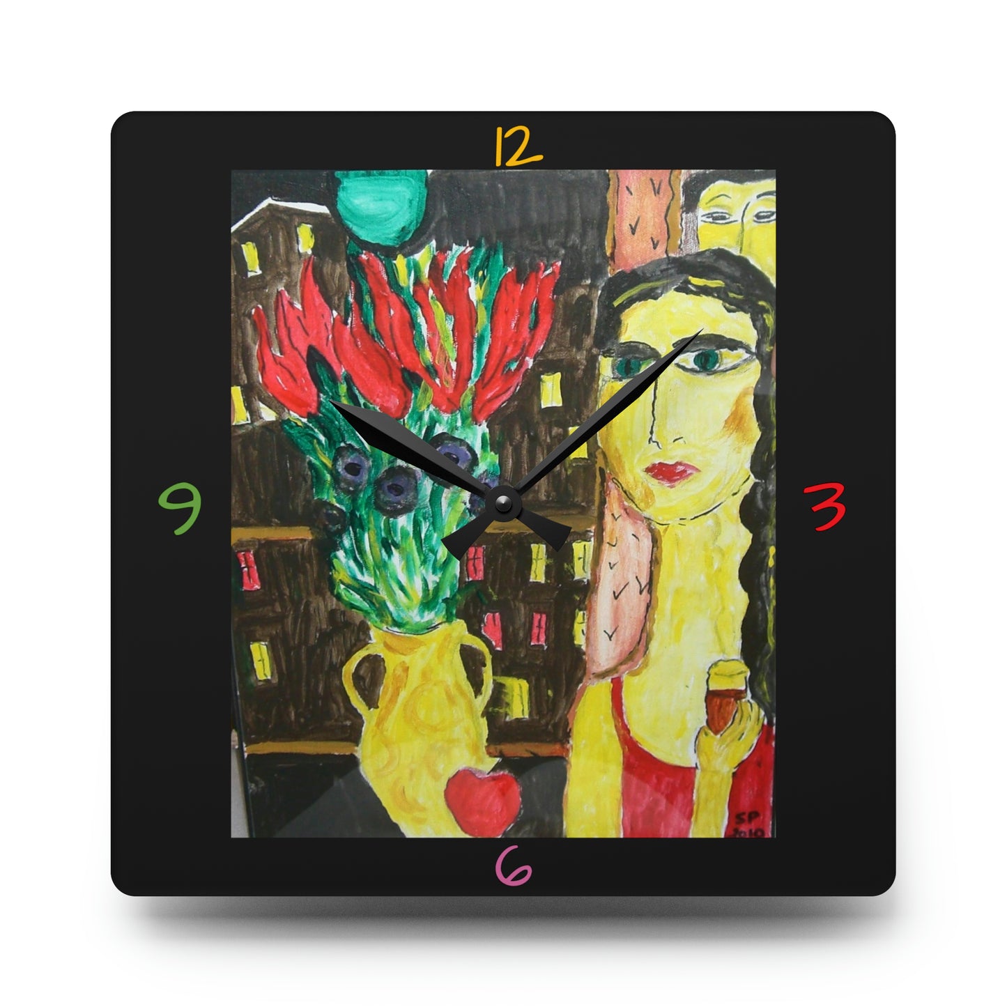 Mystery Woman Wall Clock