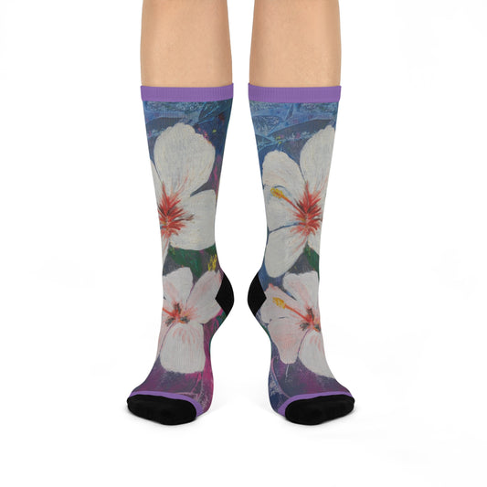 Fun Floral Comfy Socks