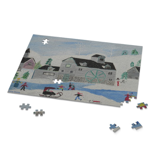 Oma Sonia Winter Landscape Jigsaw Puzzle