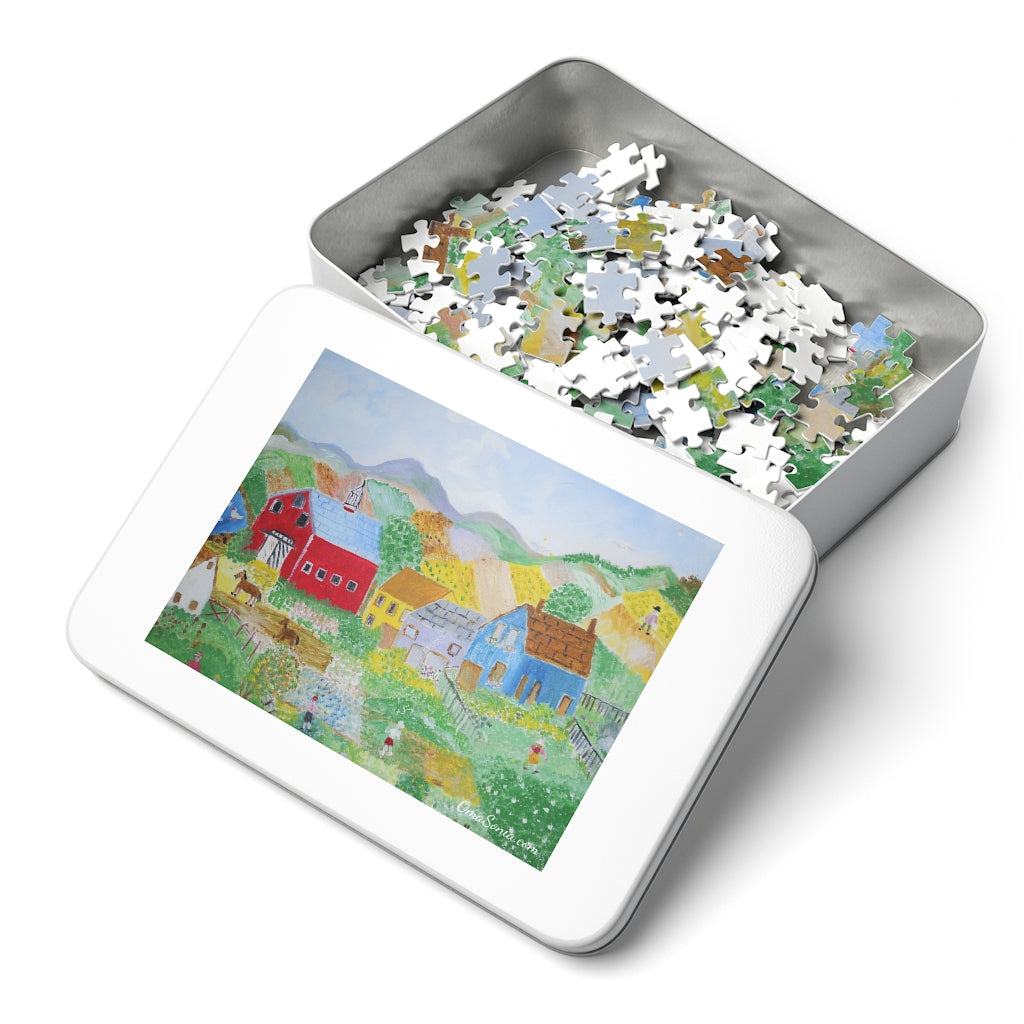 Oma Sonia's Country Farm Jigsaw Puzzle