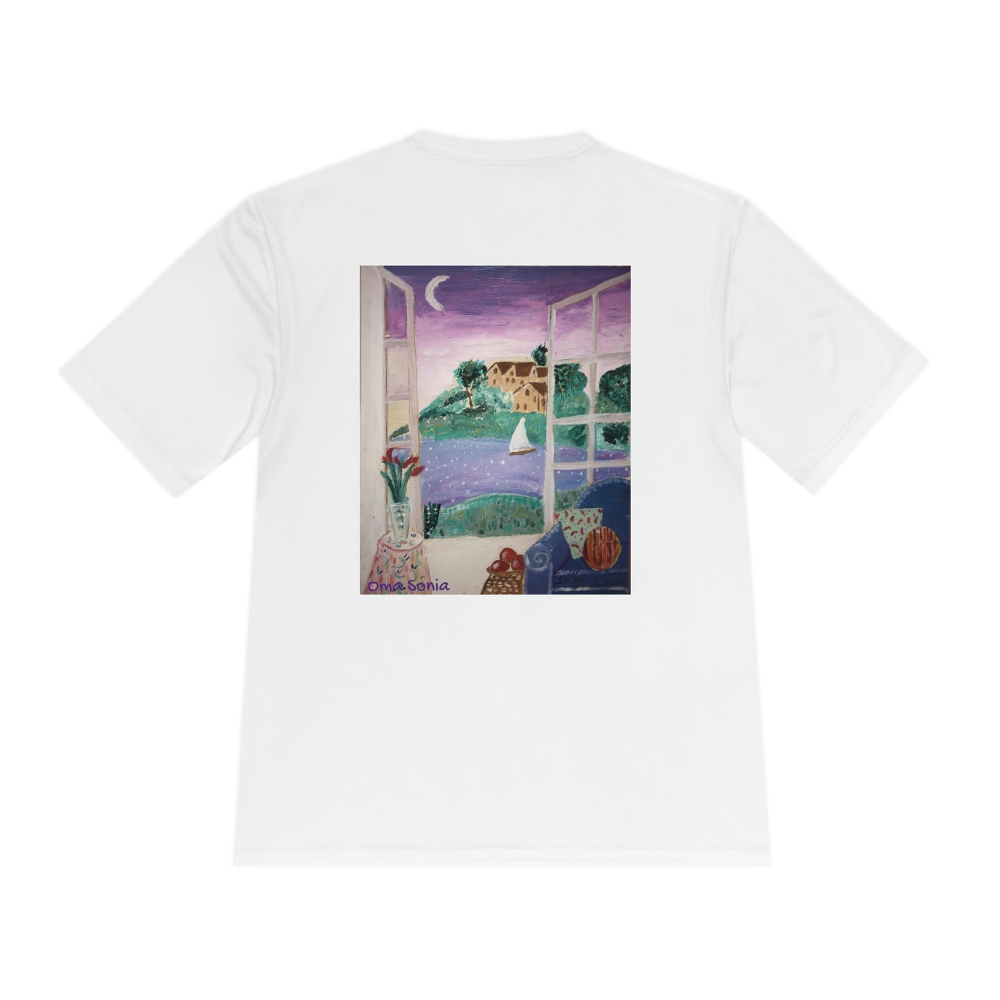 "Moonlight Sail" Moisture Wicking Tee