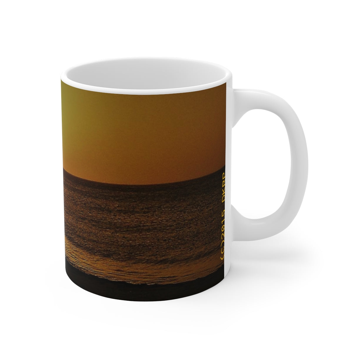 Donna Sky - Beach at Sunset 11 oz Mug