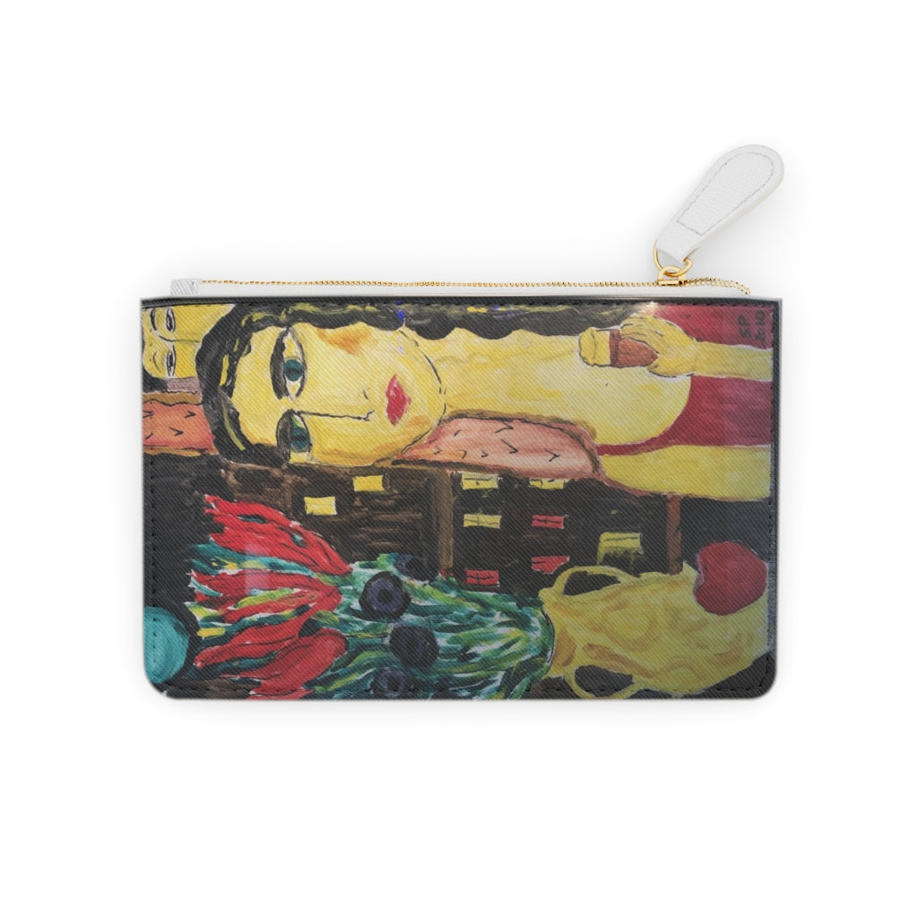 Mystery Woman Portrait Clutch